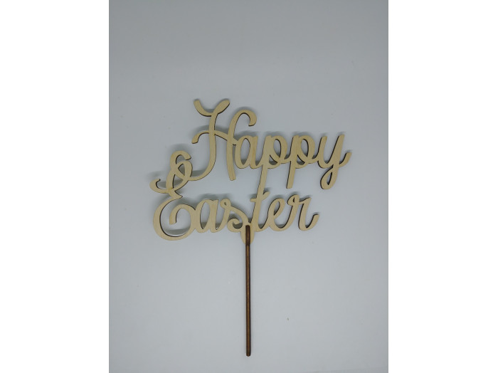 Топер Happy Easter. 22*17см. 5шт/уп.