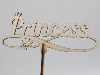 Топер Princess. 14,5 х 15 см. 5шт/уп.