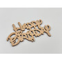 Топер Happy Birthday. 19*16см. 5шт/уп.