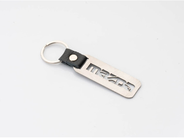 Брелок металевий. Mazda. 10х2,5см