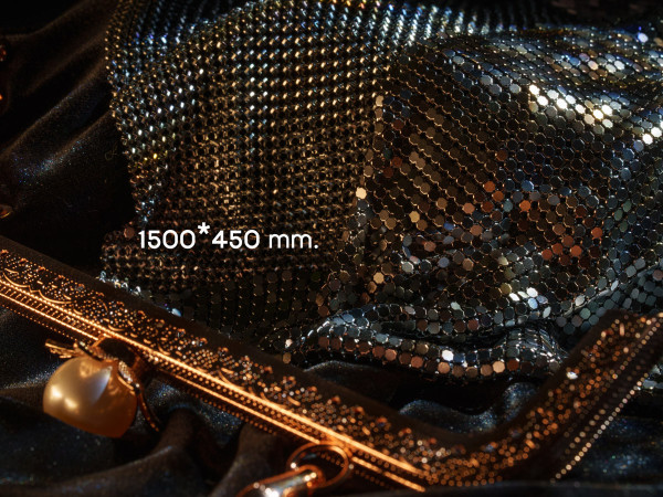 Металева кольчуга (алюмінієве полотно), колір-Сірий 150*45см